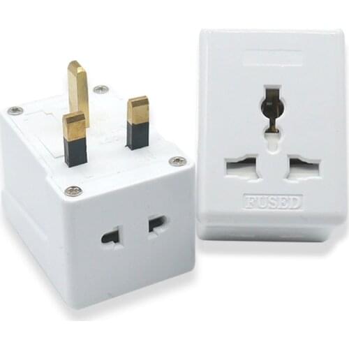EU AU US to UK Converter Plug AC 250V 13A Wall Travel Power Adapter Charger UK Plugs For UK, Hong Kong, Singapore