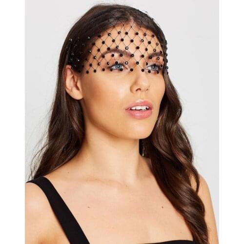 Fascinator Headband Vintage Veil Headband Tea Party Fascinator Veil for Women Bridal Wedding Veil for Women