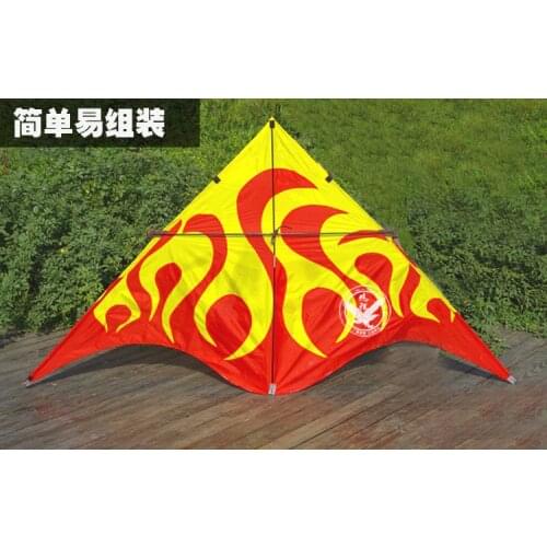 Fitness toys chinese delta beach Kite umbrella fabric brinquedos single line kite flying toys for kids windsocks outdoor fun bar