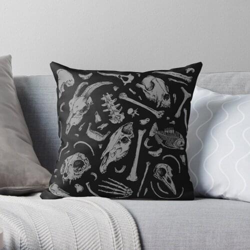 Bones Throw Pillow Cushion Cover Polyester throw pillows case on sofa home living room car seat decor 45x45cm