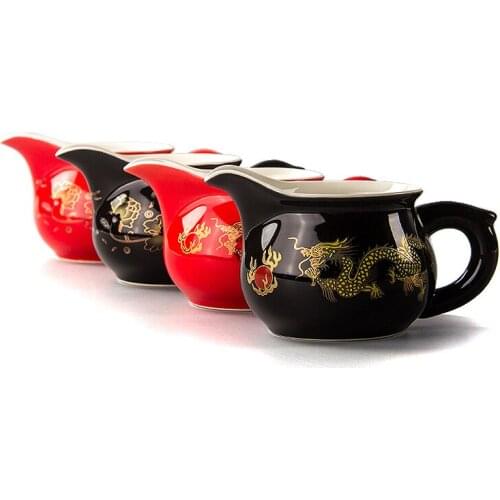 Handade Fair Mug Tea Set Teapot Fair Cup Drankware Justice Cup Teapot Points of Tea ware Chinese Kung Fu Tea Cup Set D008