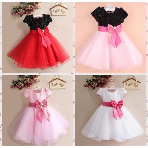 New 2015 summer clothing girls dress,princess dress,big bowknot Party dresses,kids fashion clothes wedding dress
