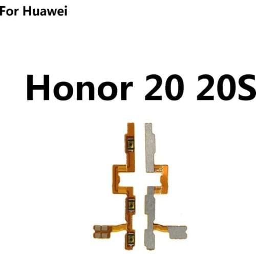New High Quality Power On Off Volume Button Flex Cable Replacement For Huawei Honor 30 30S 20 20S 10 Lite Pro 10i