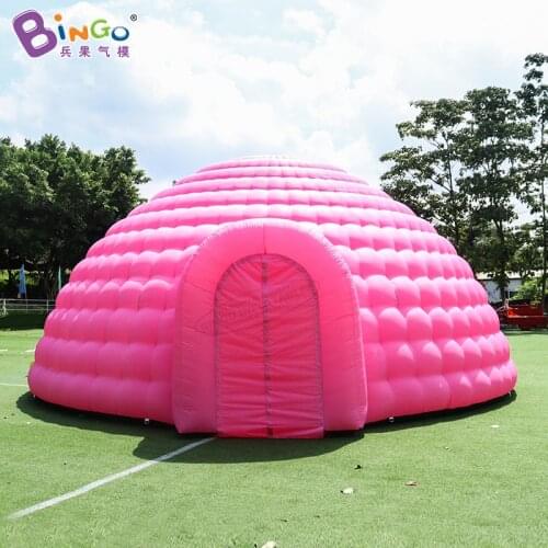 Personalized 8x8x4 Meters Inflatable Pink Tent For Event / Outdoor Inflated Dome Advertising Tent / Inflatable Igloo - Toy Tent
