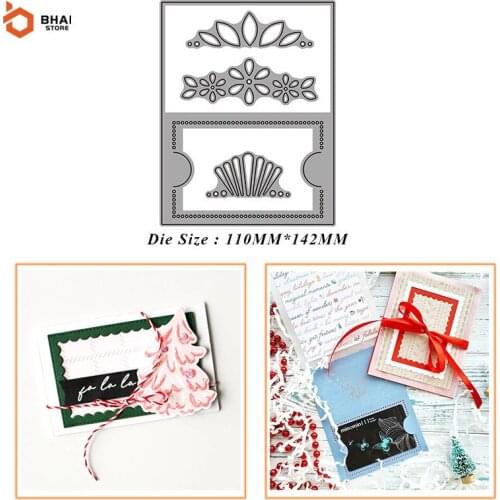Gift Card Metal Cutting Dies and Stamps DIY Scrapbook Photo Album Decorative Embossing Paper Cards 2021 New