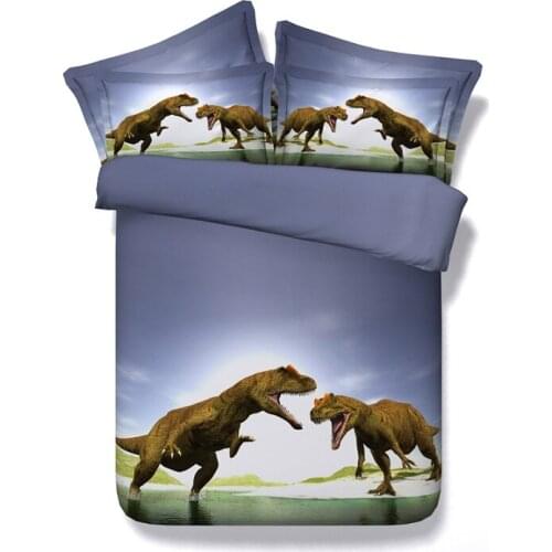 Dinosaur bedding sets queen size doona quilt duvet cover bed sheet linen bedspread Cal Super king twin double child animal print
