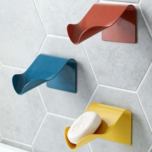 Hanging Soap Dish Rack Bathroom Shower Sponge Soap Holder Tray Organizer Portable Travel Plastic Soap Storage Rack Container