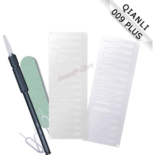 QIANLI 009 multi-function blade 12 kinds of blades Demolition mobile phone motherboard chip removal side glue to remove IC