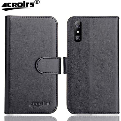 SANTIN P1 Case 5.85" 6 Colors Flip Fashion Soft Leather Crazy Horse Exclusive Phone Cover Cases Wallet