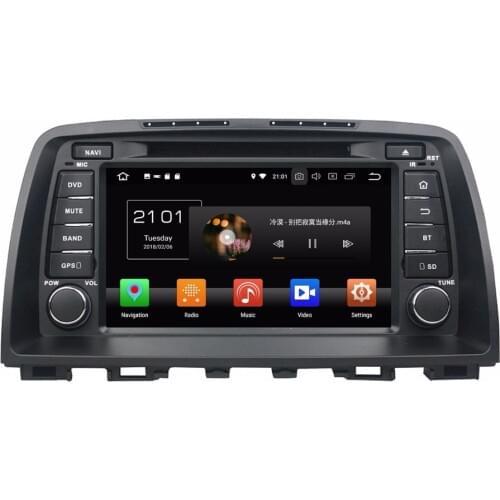 Octa Core 8 inch 8 core Android 9.0 Car Radio DVD player GPS for for Mazda 6 2012 2013 2014 gps navigation 4G RAM 64G ROM STEREO
