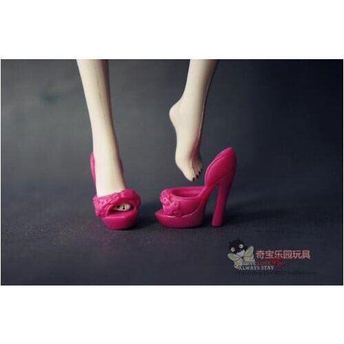 1 Pairs / set Shoes for Barbie Doll Fashion Cute Colorful Various Barbie shoes Doll with Different styles High Quality Baby Toys