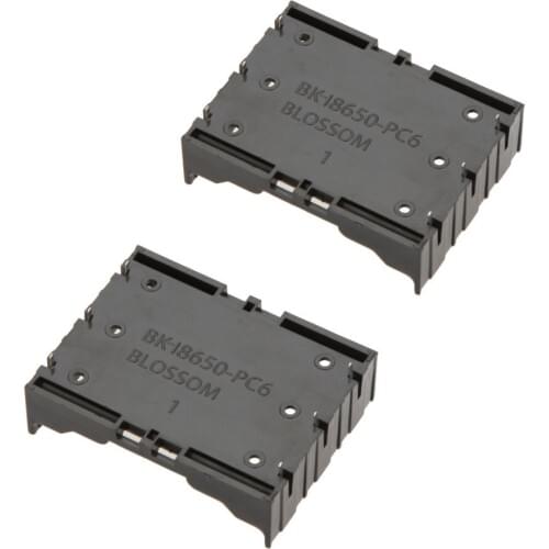 2Pcs ABS 18650 Power Bank Cases 2X 3X 4X 18650 Battery Holder Storage Box Case 2 3 4 Slot Batteries Container With Hard Pin