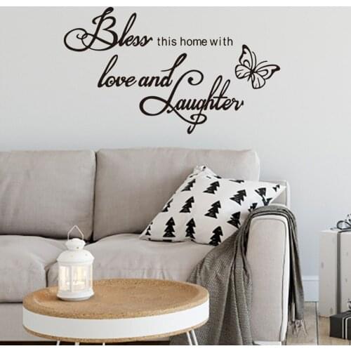 2021Fashion Wall Stickers Art Word Removable PVC Mural For Teen Bedroom Living Room Kitchen Decor Wedding Decoration Accessories