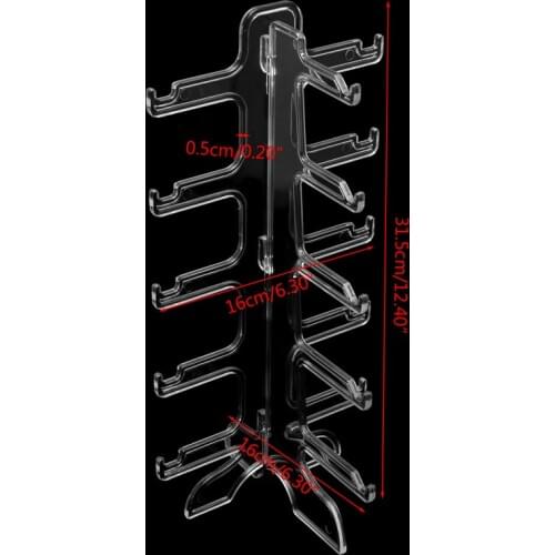 5 Layers Glasses Eyeglasses Sunglasses Show Stand Holder Frame Display Rack E15E