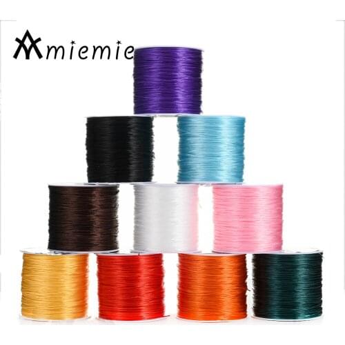 60meters/Roll 0.3mm Crystal Beading Cords For Bracelets Stretch Thread String Necklace DIY Jewelry Making Elastic Line Accessory