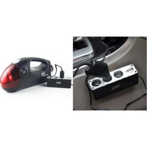 Auto 60 watts 12 v/24v Cigarette lighter three hole with USB, separate switch control, on-board power supply socket