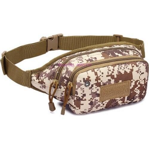 By dhl or ems 50pcs Unisex Sport Bag Tactical Military Waist Bum Pack Travel Running Rucksack Camping Anti-Tear