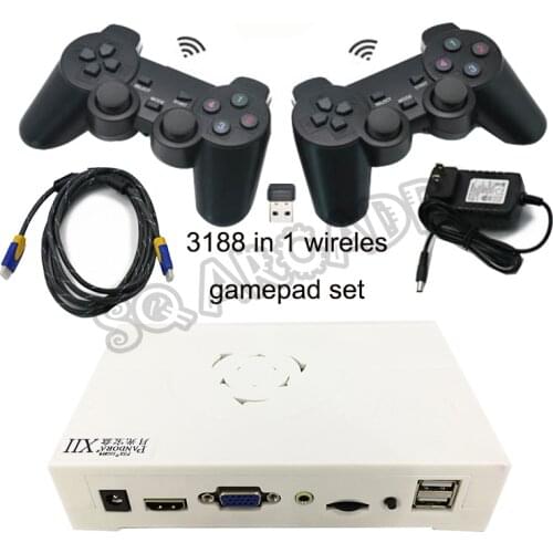 Pandora box 12 3188 in 1 Usb Gamepad Joypad Controller Set Jamma Board 53*3d adapter cable HDMI output to TV & arcade monitor