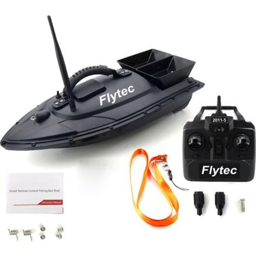 Flytec 2011-5 Fishing Tool Smart RC Bait Boat Toy Dual Motor Fish Finder Fish Boat Remote Control Fishing Boat Speedship