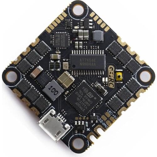 GEPRC GEP 20A F4 AIO F4 MPU6000 Flight Controller OSD 20A Blheli S 2-4S Brushless ESC 26.5x26.5mm for RC FPV Racing Drone