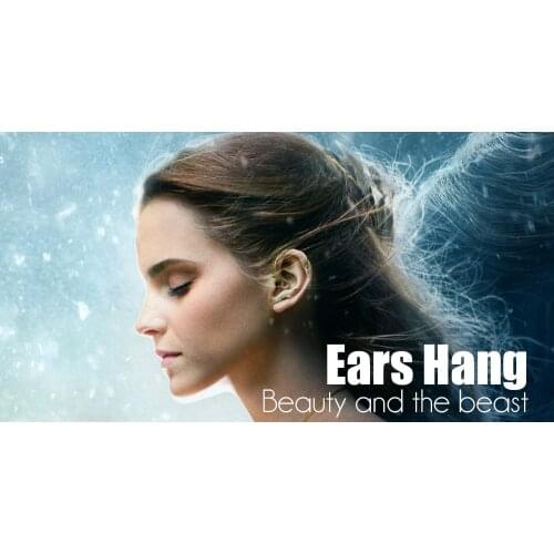 Beauty and the Beast Earrings Ear Cuff Belle Cosplay Jewelry Rose Stud Earrings Fairy Tale Movie Victorian with Gift