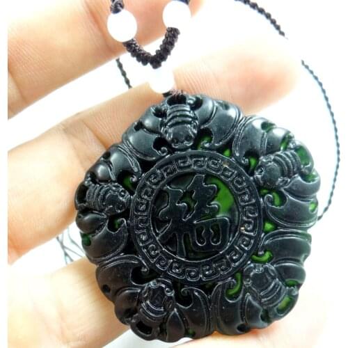 Natural stone Quartz crystal hand-carved statue of blessing amulet Pendant for diy Jewelry making necklace Accessories