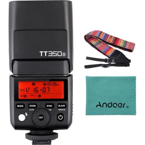 Godox TT350S Portable Speedlite 2.4G Wireless Master & Slave 1/8000S HSS TTL Flash Speedlight for Sony Mirrorless ILDC Camera