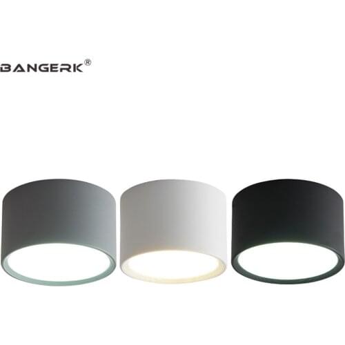 Simple Modern LED Ceiling Lamp Loft Decor Acrylic Iron Round Ceiling Lights Fixtures Home Indoor Lighting Lustres De Sala