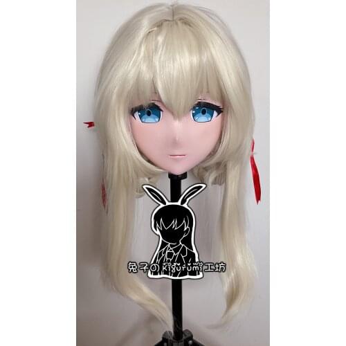 RB7120)Customize Full Head Quality Handmade Female/Girl Resin Japanese Anime Cartoon Character Kig Cosplay Kigurumi Mask