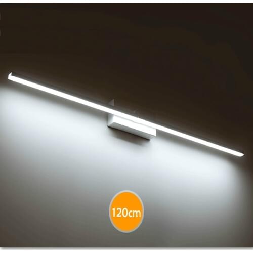 40cm 50cm 60cm 70cm 80cm 100cm 120cm Modern LED Mirror Wall Light AC90-260V Cosmetic Acrylic Wall lamp Bathroom Lighting
