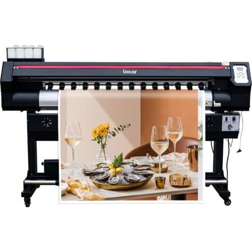 Inkjet Flex Printing Machine For Advertising Shop Wide Format Outdoor Banner Printer Roll To Roll Ink Jet Printer