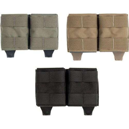 Tactical Vest 5.56 Double Magazine Pouch System Magazine Ammo Clip Bags Holder Pocket Vest Molle Mag Ammo Pouch Bags Toolkit Bag