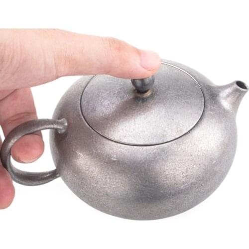 Keith Titanium Tea Kettle Tea Pot Water Container Tea Maker Outdoor Camping Kettle Camping Titanium Travel Utensils Set 250ml