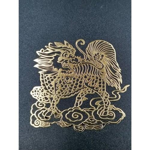 2 pcs Metal Gold Silver Teng Yun Dragon Vinyl Sticker Cellphone Decal Stickers for Laptop Iphone Car IPAD or Helmet