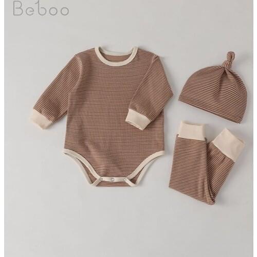 2020 Spring Autumn Baby Rompers Boy Clothes Kids Jumpsuits Infant Long Sleeve Underwear Newborn Girl Cotton Tracksuit Clothing