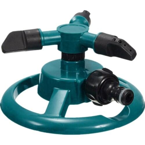 360 Degree Rotary Garden Lawn Sprinkler Head Water Hose Connector Rotating Nozzle Auto Watering Device Irrigation Sprinkler