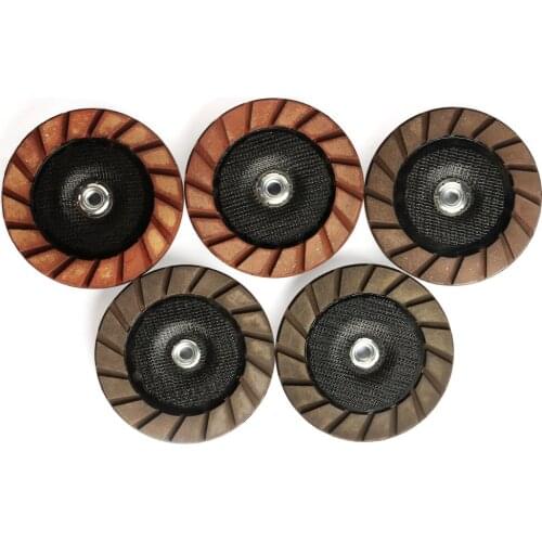 7" 180mm 1Pc Diamond Grinding Wheel With Flange 5-8-11 M14 Dry Cup Wheel Ceramic Bond For Concrete Granite Marble Polishing