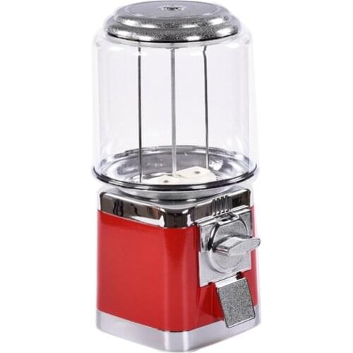 Forkwin Gum ball Machine with Candy Capacity Dispenser Capsule gift Red Candy Vending Machine for Home use Business