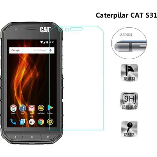 Tempered Glass Case For Caterpillar Cat S31 Screen Protector Protective Screen For Caterpillar Cat S52 S60 S61 Mobile Phone Film