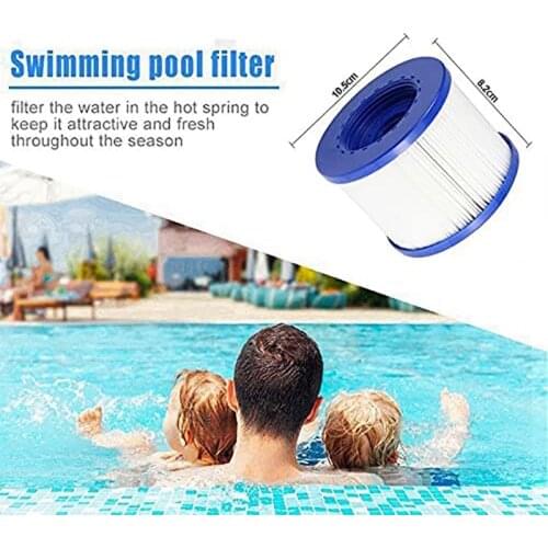 MLGB Pool Filter Cartridges for Wave Spa Replacement Filter Cartridges for Aqua Spa B Cool 2 00W032815 and Others 4 Pieces