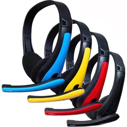 3 Colors Gaming Headset Stereo Surround Headphone With Wired Mic For PC Computer Gamer High Sound Quality Headphones Headset