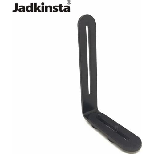 Jadkinsta Single L Shaped Flash Bracket with 1/4" Screw Photo Studio Light Bracket LED Flash Holder for Canon Nikon SLR LED
