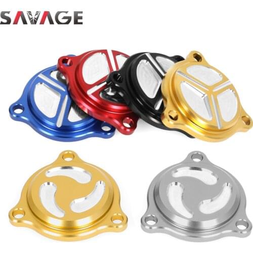 Engine Oil Filter Cover For SUZUKI DR-Z 400 DRZ400 SM/S/E LT-Z LTZ400 LTR 450 Motorcycle Accessories CNC Crankcase Cap DRZ400SM