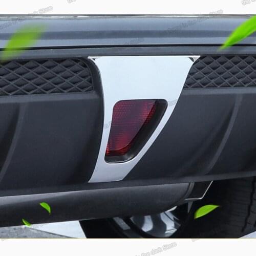 Lsrtw2017 stainless steel car rear bumper light frame trims for changan cs75 plus 2020 2021 cs75PLUS