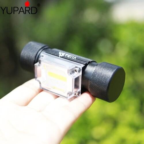 Mini COB + SMD LED Headlamp USB Rechargeable Camping Head lamp Fishing headlight headlight torch+18650 battery