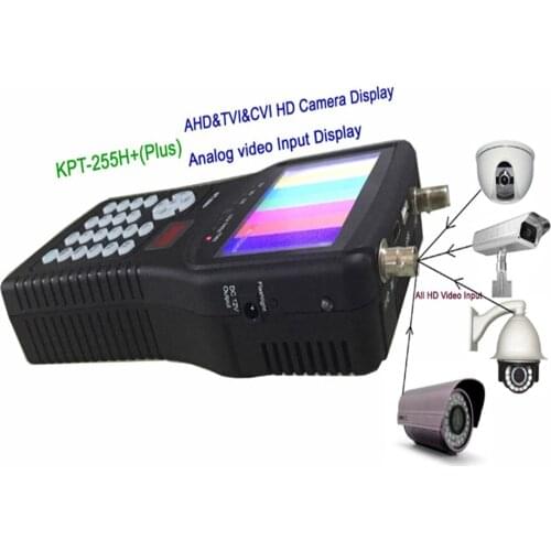 [Genuine] KPT-255H+ AHD TVI CVI DVB-S2 Digital Satellite Finder 4.3 inch Meter CCTV camera lcd backlight kpt-255h plus