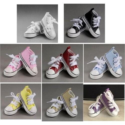 Wholesale 5PCS/LOT Fashion Various Color BJD Doll Shoes Canvas BJD 1/4 Shoes