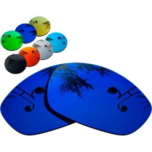 100% Precisely Cut Polarized Replacement Lenses for Straight Jacket 2007 Sunglasses Deep Blue Mirrored Coating Color- Choices