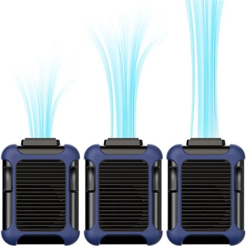 Portable Lazy Neck Hanging Fan Mini Waist Cooling Fan Rechargeable Outdoor Work Sports Farm Fishing Gardening 4000mAh Battery