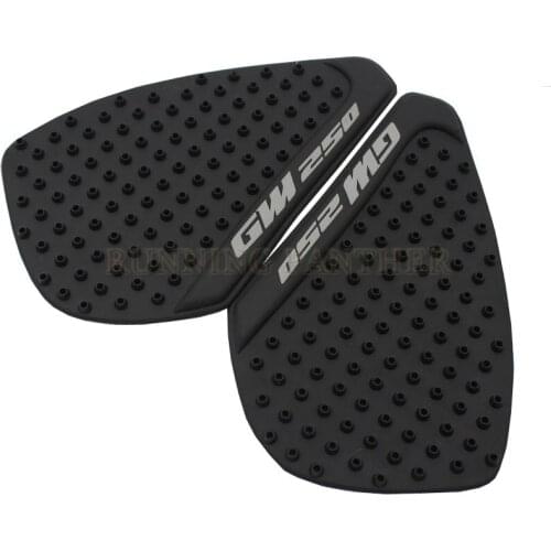 Motorcycle Tank Traction Pad Side Gas Knee Grip Protector Anti slip sticker For SUZUKI GW250